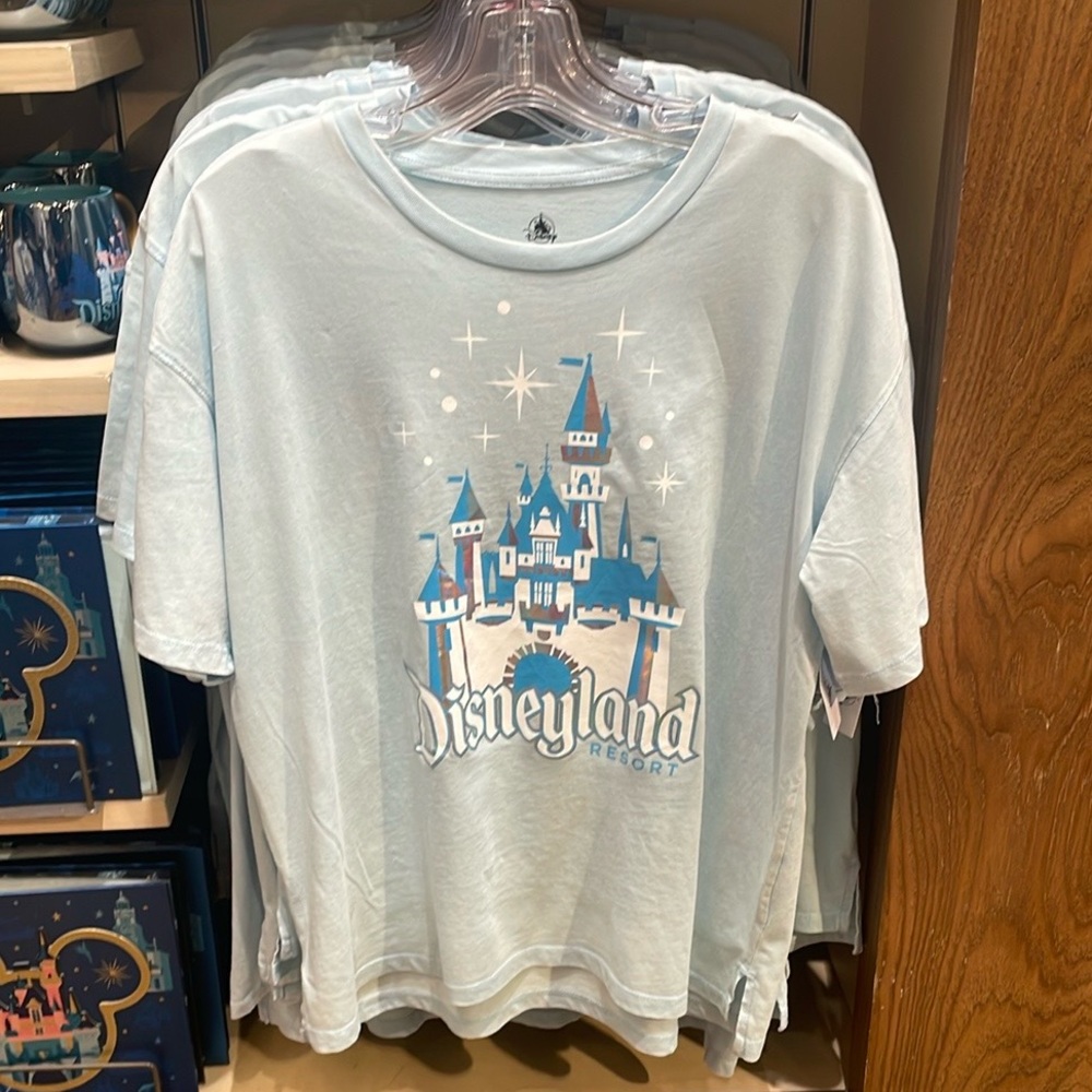 Disney Parks Disneyland Castle T Shirt NEW